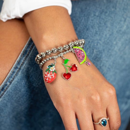 Watermelon Slice Austrian Crystal Charm by Bead Landing™